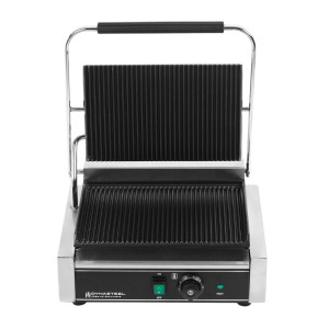 Grill Panini Pro 2200 W Rebrasti 340x220 mm Inox