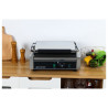Grill Panini Pro 2200 W Rebrasti 340x220 mm Inox