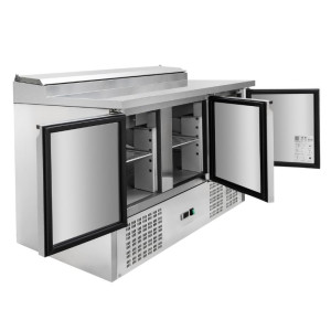 Saladette Compacte - 3 Vrata s Krovnim Otvaranjem - Dynasteel