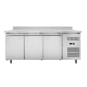 Table Hladnjak 3 Vrata GN1/1 - Dubina 700 s Naslonom - Dynasteel
