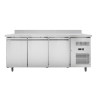 Table Hladnjak 3 Vrata GN1/1 - Dubina 700 s Naslonom - Dynasteel