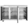 Table Hladnjak 3 Vrata GN1/1 - Dubina 700 s Naslonom - Dynasteel