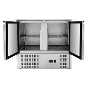 Saladette Compacte 2 Vrata - S Kliznim Poklopcem - Dynasteel
