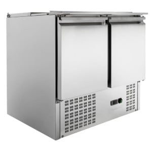 Saladette Compacte 2 Vrata - S Kliznim Poklopcem - Dynasteel