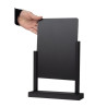 Elegantna crna ploča za stol A4 297 x 210 mm - Olympia