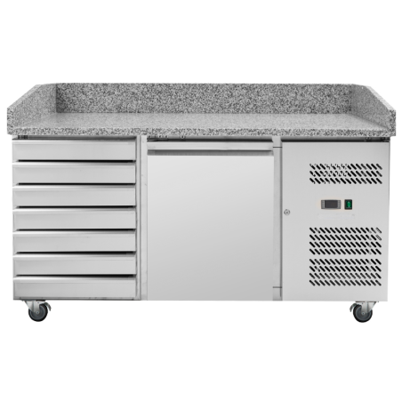 Pizza ormar 600x400 - 1 vrata i 7 ladica - Dynasteel