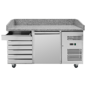 Pizza ormar 600x400 - 1 vrata i 7 ladica - Dynasteel