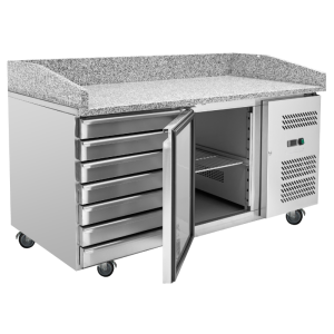 Pizza ormar 600x400 - 1 vrata i 7 ladica - Dynasteel