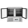 Saladette Compact - 2 Staklena Vrata s Otvorenim Krovom - Dynasteel
