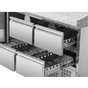 Kompaktni rashladni ormarić za pizzu 600x400 - Dynasteel
