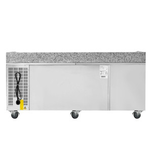 Meuble à Pizza 600x400 2 Portes et 7 Tiroirs Dynasteel - Préparation Pizzas