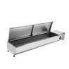 Saladette Hladnjak za postavljanje Poklopac Inox - 8 x GN 1/3 - Dynasteel