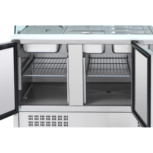 Saladette Hladnjak 4 GN 1/1 - 3 Vrata - Dynasteel