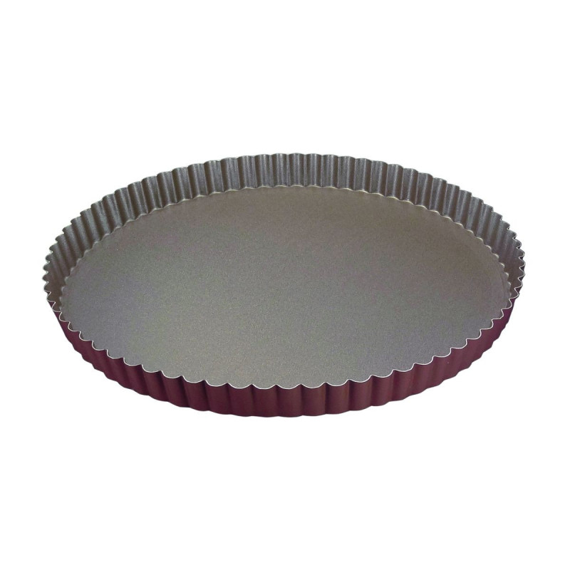 Tourtière Ronde Cannelée Antiadhérente 280 mm Tourtière Ronde Cannelée Antiadhérente 280 mm