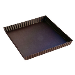 Rebrasti neljepljivi kalup za pite - 230 x 230 mm