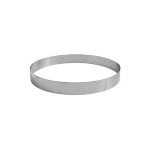 Perforirani inox prsten za pite Ø 80 mm H 35 mm - Marka Gobel