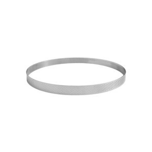 Perforirani inox kalup za tart Gobel - Ø 100 mm, V 20 mm