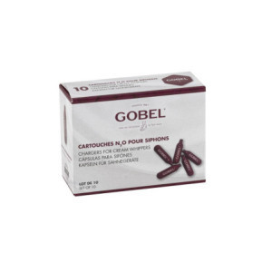 Patrone s plinom N₂O - Paket od 10 za sifone Gobel
