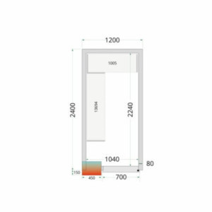 Ploča Hladnjače TEFCOLD 1200x2400x2120 mm - Izolacija 80 mm