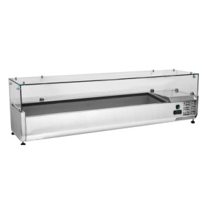 Refrigerated Countertop Display Saladette - 8 x GN 1/3 - Dynasteel