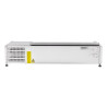 Saladette Hladnjak za postavljanje Poklopac Inox - 3 x GN 1/3 + 1 x GN 1/2 - Dynasteel