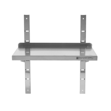 Zidna polica od nehrđajućeg čelika - L 800 x P 300 mm - Dynasteel