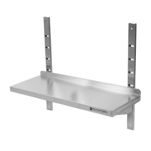 Zidna polica od nehrđajućeg čelika - L 1000 x P 400 mm - Dynasteel