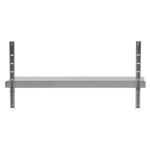 Zidna polica od nehrđajućeg čelika - L 1400 x P 400 mm - Dynasteel