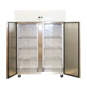 Pozitivni rashladni ormar 1400 L Inox GN 2/1 – 2 vrata