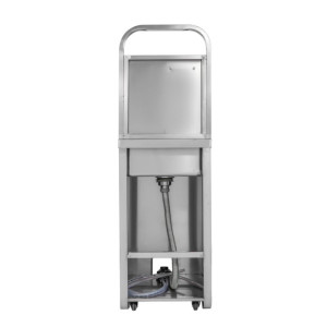 Foot-Operated Hand Wash with Soap and Paper Dispenser - Dynasteel