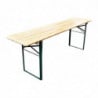 Sklopivi stol od smreke 220 x 50cm - FourniResto - Fourniresto
