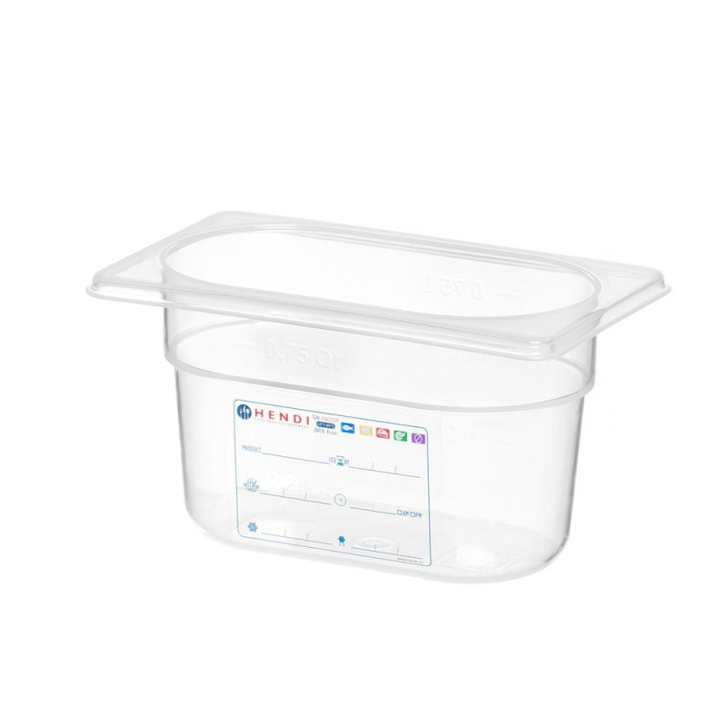 Kutija za gastronormu GN 1/9 - 1 L - V 100 mm Kutija za gastronormu GN 1/9 - 1 L - V 100 mm