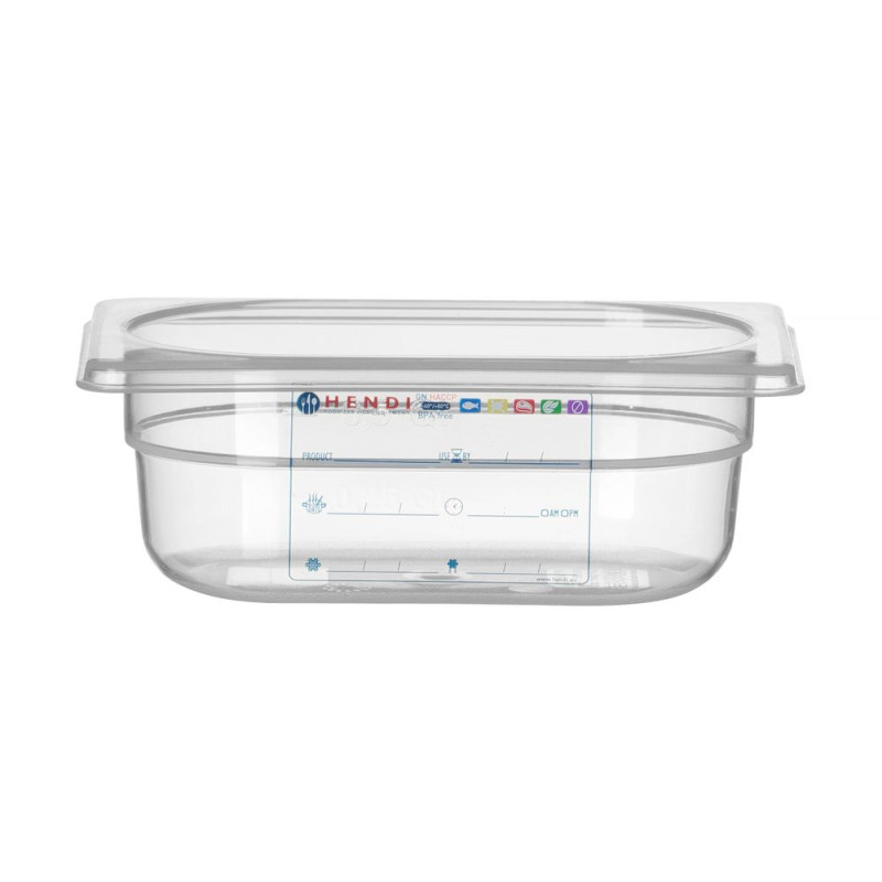 Boîte de Stockage Gastronorme GN 1/9 - 0,6 L - H 65 mm Boîte de Stockage Gastronorme GN 1/9 - 0,6 L - H 65 mm