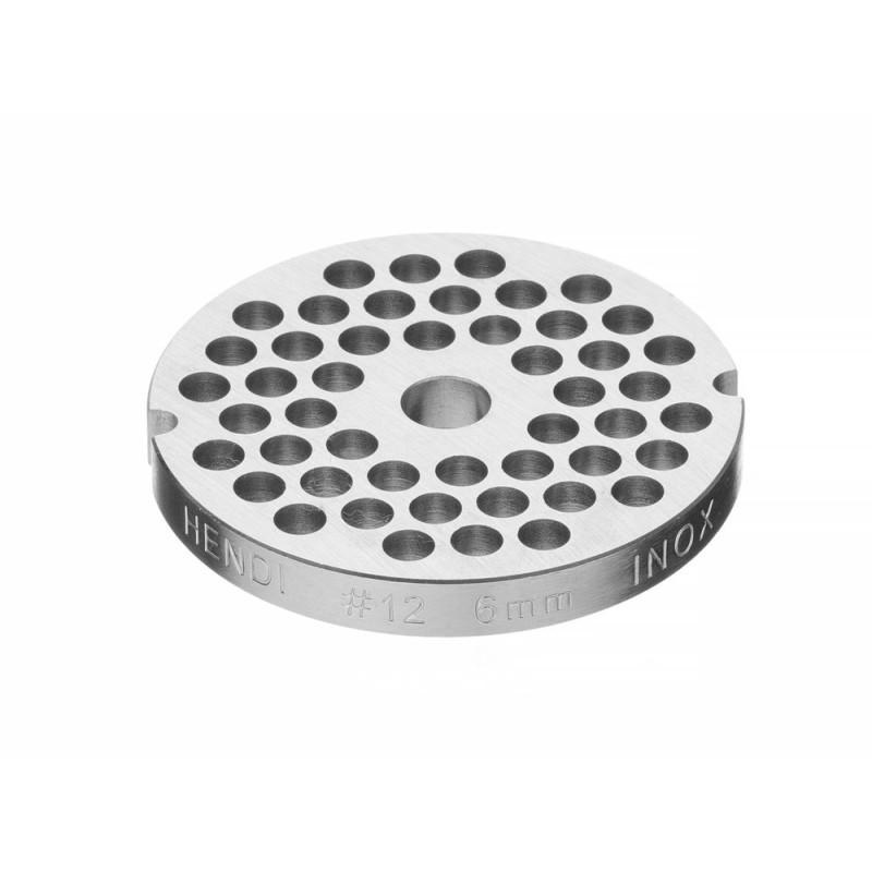 Perforated plate for Profi Line 12 Meat Grinder - 6 mm Perforated plate for Profi Line 12 Meat Grinder - 6 mm