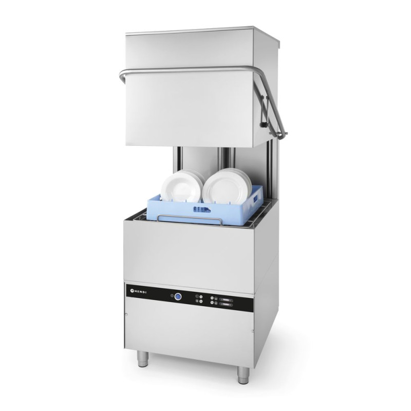 Stroj za pranje posuđa s poklopcem K1500 - s dozatorom sredstva za pranje - HENDI