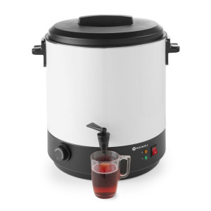 Hot Beverage Dispenser in Enameled Stainless Steel - 25 L