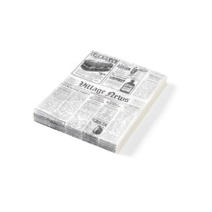 Papir za pečenje s otiskom novina - 200 x 250 mm - 500 komada