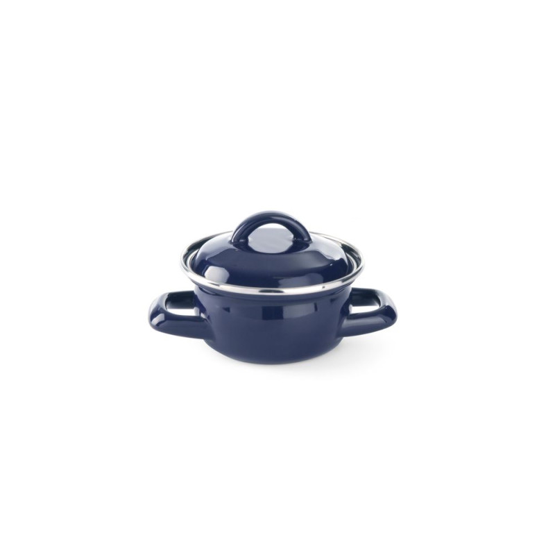 Marmite Bleue avec Couvercle - 0,5 L Marmite Bleue avec Couvercle - 0,5 L