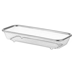Košarica za posluživanje od nehrđajućeg čelika - 310 x 125 mm