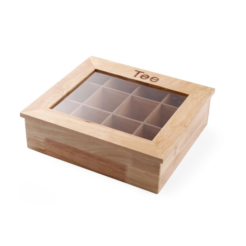 Wooden Tea Box - Brand HENDI Wooden Tea Box - Brand HENDI