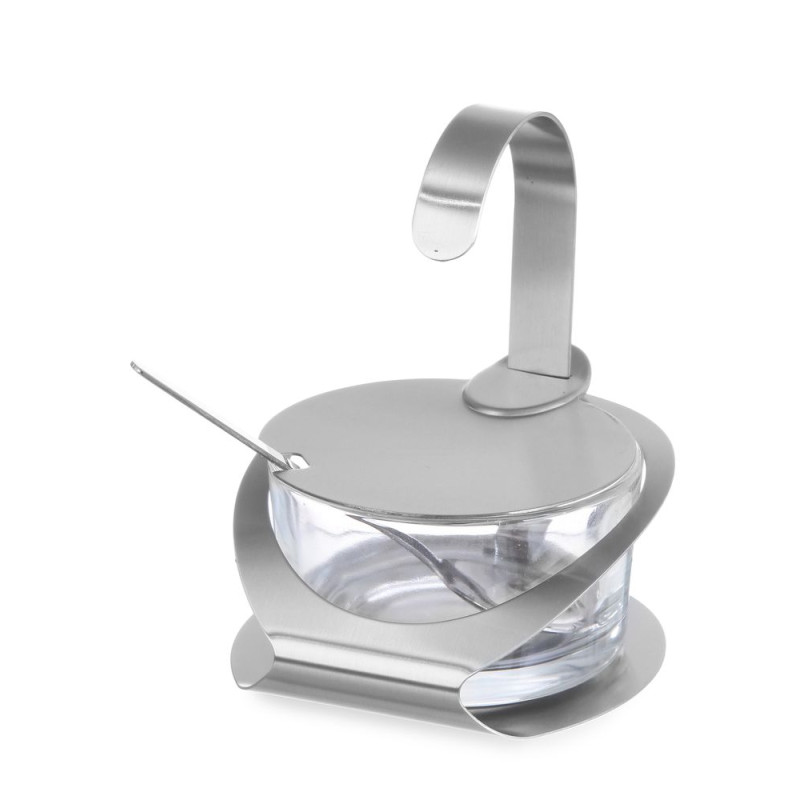 Glass and Stainless Steel Cheese Keeper Glass and Stainless Steel Cheese Keeper