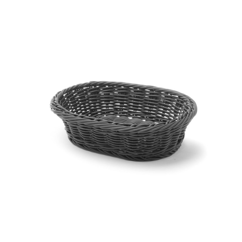 Krušna košara ovalnog oblika crne boje - 250 x 190 mm Krušna košara ovalnog oblika crne boje - 250 x 190 mm
