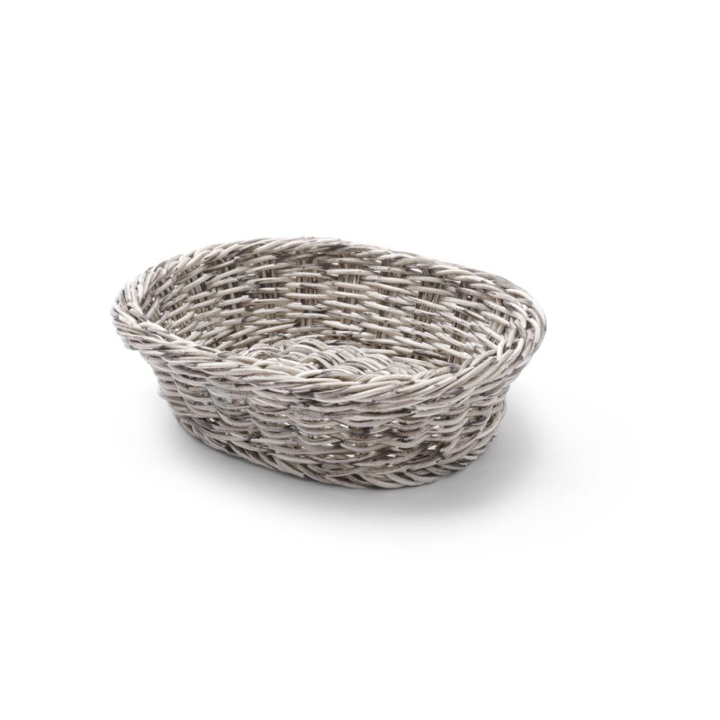 Oval Bread Basket - Gray - 250 x 190 mm Oval Bread Basket - Gray - 250 x 190 mm
