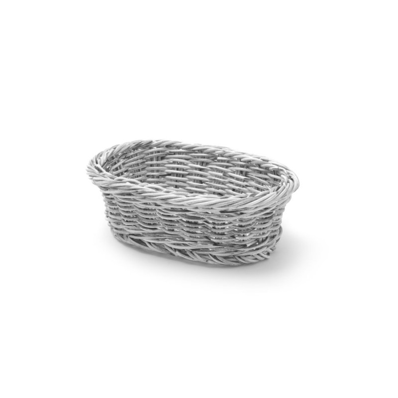 Košara za kruh ovalnog oblika siva - 190 x 120 mm Košara za kruh ovalnog oblika siva - 190 x 120 mm