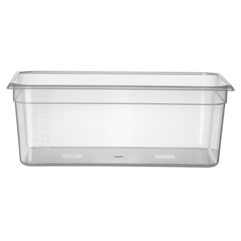 Bakar Gastronorm Polipropilen GN 1/1 s mjernom skalom - 28 L - P 200 mm