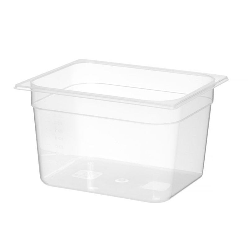 Gastronorm Polypropylene GN 1/2 Graduated Tray - H 200 mm Gastronorm Polypropylene GN 1/2 Graduated Tray - H 200 mm