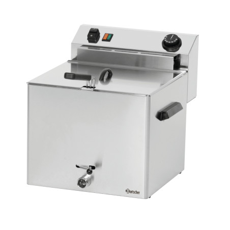 Friteza Pro 10 L s odvodnim ventilom za restoran