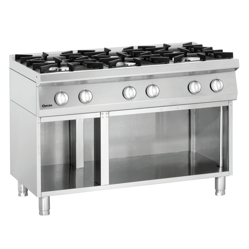 Six-burner stove with base unit Series 700 Six-burner stove with base unit Series 700