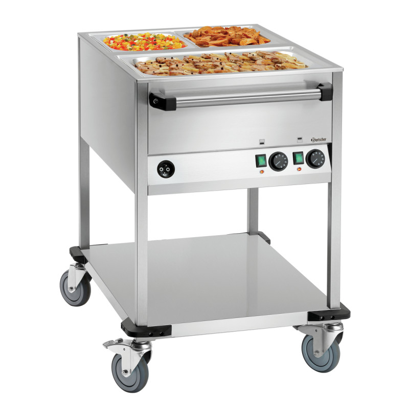 Chariot à Bain-Marie - 2 GN 1/1 Chariot à Bain-Marie - 2 GN 1/1