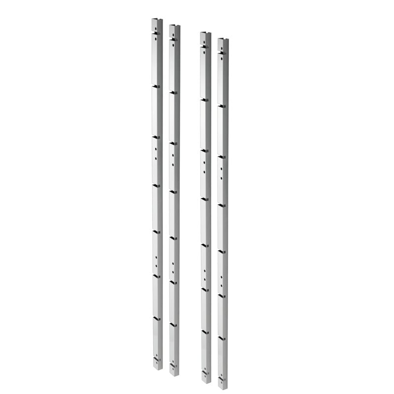 Jeu de 4 Glissières de Support pour Mini Chambre Froide Jeu de 4 Glissières de Support pour Mini Chambre Froide